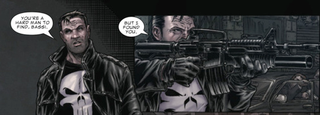 Illustration for article titled Punisher visits a massage parlor and Judge Dredd strikes a pose